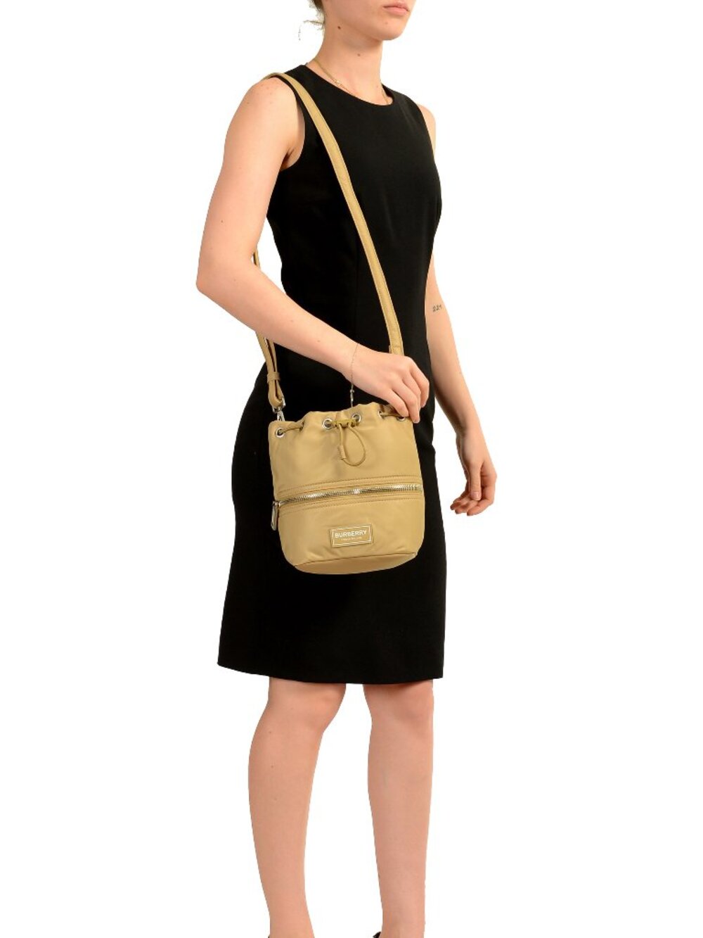 Burberry "LS Ryle NLN" Gold Honey Handbag Shoulder Bag - Picture 8 of 8